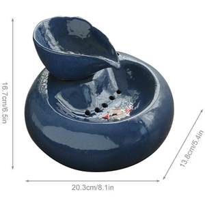 Drop Shipping içme çeşmesi evcil hayvanlar için seramik içme çeşmesi köpekler ve kediler için içme seramik su sebili - Product Image 4