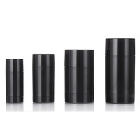 Flacon de parfum rond en plastique, récipient de bâtons de soleil, vente en gros, 6g, 15g, 30g, 50g, 75g, Offres Spéciales