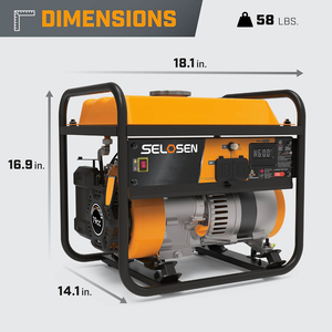 China Cheap 27kg Portable Power 1.5kw Generator <b>Gasoline</b> 1KW 1.2KW 1.5Kva With 50Hz Frequency 65db HSAMZ-1.2KW 1.5KW <b>Gasoline</b> - Product Image 5