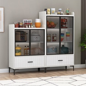 Aparador de madera maciza Aparador de almacenamiento de armario simple moderno - Product Image 3