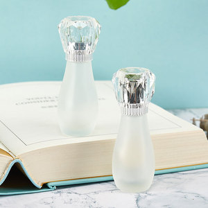 Botella Recargable de Vidrio Acrílico Transparente de 12 ml, Envase de Perfume Cosmético Reemplazable de Varios Estilos - Product Image 1