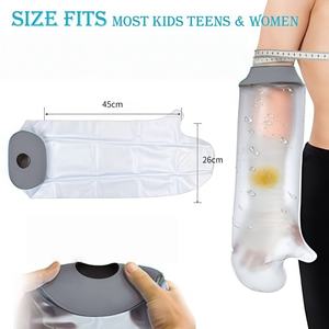 Protège-plâtre imperméable réutilisable pour douche et bain, pour adulte, avec housse de <span class=keywords><strong>protection</strong></span> scellée pour pansement et bandage - Product Image 3