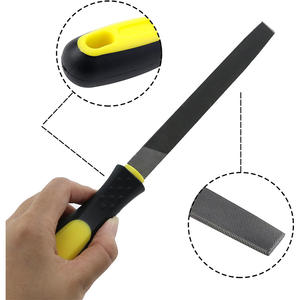 Herramientas manuales de alta calidad con alto contenido de carbono, acero inoxidable, Lima manual de 8 pulgadas, escofina de pezuña rotativa de diamante con mango de plástico - Product Image 3