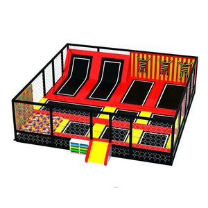 두어페이 가족 엔터테인먼트 센터 상업용 트램폴린 파크 야외 대형 바운싱 공간 안전한 어린이용 고품질 PVC 플라스틱 - Product Image 2