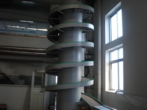 Fabricante de China, almacén de comercio electrónico, elevador Vertical, transportador de cinta de rodillos en espiral por gravedad con máquinas de clasificación - Product Image 5