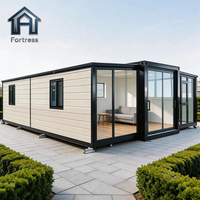 Rumah Kontainer Ekspansiabel 60 Meter Persegi, Unit Hunian Modular Prefabrik Ekspansiabel dengan Dapur dan Kamar Mandi untuk Resort, Kantor, atau Lokasi Lainnya