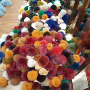 Pompones de Piel de Mapache Real de Color Natural de 18 cm y 15 cm con Broche para Gorros de Punto para Adultos y Niños, Accesorios Hechos a Mano de Lujo - Product Image 6
