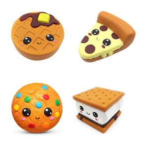 New Kawaii Jumbo Slow Rising Biscuit Cookies <b>Chocolate</b> Pizza Food Squishy Toys Stress Relief Toys Set for Adults - Product Image 1