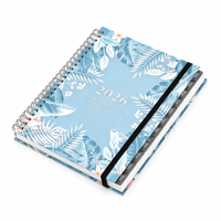 Carnet de notes vintage à couverture rigide en gros, avec index, conception personnalisée, reliure spirale, pour le travail quotidien