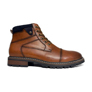 <span class=keywords><strong>Bottes</strong></span> Chukka en cuir de qualité supérieure à lacets pour hommes Bout rond Casual & Habillé pour <span class=keywords><strong>le</strong></span> printemps, l'automne et l'hiver - Product Image 3