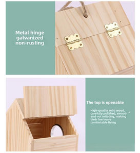 Nouveau nid d'oiseau suspendu extérieur ornemental Bird House convient pour Birdie hamster nid catégorie PET Supplies - Product Image 5