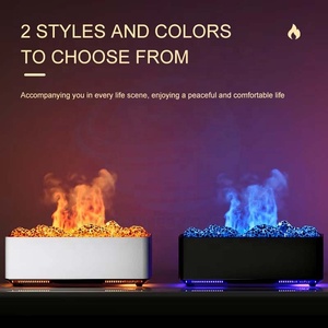 Mới bảy màu ngọn lửa hương liệu máy Nhà Phòng Ngủ Máy tính để bàn mô phỏng lò sưởi độ ẩm lớn sương mù Máy tạo độ ẩm - Product Image 4