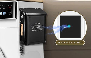 Nouveauté : Poubelle magnétique en métal à fixer au mur ou sur table avec brosse – Produit essentiel <span class=keywords><strong>pour</strong></span> la salle de lavage - Product Image 5