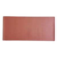 Tapis de bureau double face en cuir et liège imperméable à l'eau de 3mm d'épaisseur pour PC et souris Grand tapis de clavier avec les deux surfaces