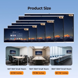 Pantalla Plana Interactiva <span class=keywords><strong>de</strong></span> 55 65 75 85 86 98 Pulgadas con Asistente <span class=keywords><strong>de</strong></span> IA, Pizarra Táctil Inteligente <span class=keywords><strong>de</strong></span> 20/40 Puntos para Aulas Escolares - Product Image 5