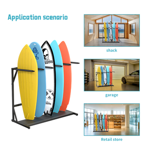 Bastidores de <span class=keywords><strong>SUP</strong></span>, tabla de Paddle, soporte de almacenamiento para el hogar, estante de techo de Kayak independiente, estante de tabla de surf <span class=keywords><strong>Vertical</strong></span> independiente - Product Image 5