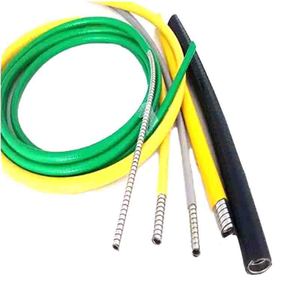 Tubería Corrugada de Acero Inoxidable Recubierta de PVC Flexible Directo de Fábrica MC- Tubería Corrugada de Metal Recubierta de PVC - Product Image 1