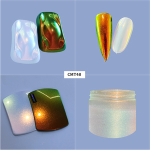 Trong suốt cầu vồng Chrome gương quang Tắc Kè Hoa hiệu ứng biến sắc tố Pearlescent bột màu bột loại crom - Product Image 5