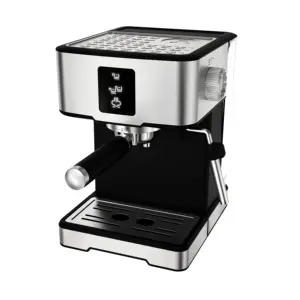 Half Automatic 20 Bar Pump Espresso Coffee Machine With Steam Wand