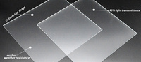 Rina Tech Vente en gros Plaque de guidage de lumière acrylique Lumisheet LED 3 mm/LGP avec prix d'usine, découpe et traitement pour enseignes rétroéclairées par LED