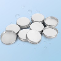 Bouchons de bouteille en aluminium de couleur naturelle filetés, à bord roulé, anti-fuite, pour bouteilles de boissons et de vin