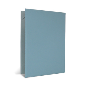 <span class=keywords><strong>Classeur</strong></span> personnalisé en cuir à 3 anneaux Portefeuille hôtel vin A4 cuir menu couverture restaurant - Product Image 2