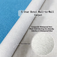 Moquette murale en nylon Axminster ignifuge pour hall d'hôtel, usage intensif, pour les commandes répétées des distributeurs
