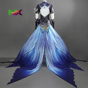 ชุดคอสเพลย์อนิเมะเกม <span class=keywords><strong>Honkai</strong></span> <span class=keywords><strong>Impact</strong></span> 3 อาโปเนีย บัตเตอร์ฟลาย เจด ดรีม ชุดกี่เพ้า รุ่น G5449 - Product Image 3