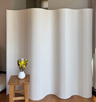 Paravent moderne en bambou, séparateur de pièce portable, écran en bois pliable, cloison mobile de bureau, panneaux de séparation