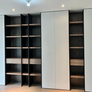 Librería de Madera de Gran Capacidad con Armarios, Estante de Almacenamiento de Múltiples Niveles para Sala de Estar, Muebles de Oficina, Exhibición y Almacenamiento - Product Image 2