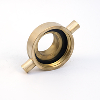 Adaptateur de robinet à bille en laiton robuste US DN40 pour hydrant d'incendie, contrôle des systèmes industriels flexibles de lutte contre l'incendie, durable et facile à utiliser