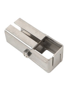 25x25mm वर्ग पाइप कनेक्टर्स स्टील पाइप फास्टनरों clamps टी फास्टनरों संयुक्त रैक - Product Image 2