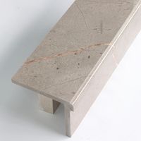Marches personnalisés en pierre de marbre pour escaliers, antidérapant, carrelage d'intérieur, carreaux de marches