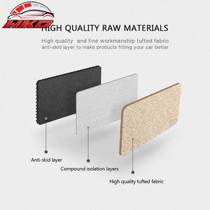 Tapis de sol pour Acura TL 04-08, tapis avant et arrière beige 4 pièces - Velours - Product Image 4