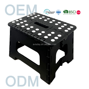 Custom logo <strong>Collapsible</strong> Plastic <strong>Stool</strong> Non slip Sturdy Hold up to 150 kg Plastic Step <strong>Stool</strong> for Kids and Adults - Product Image 1
