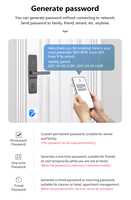 Cerradura Inteligente Ttlock para Hotel, Cerradura Digital Inteligente para Puerta de Habitación, Cerradura Inteligente