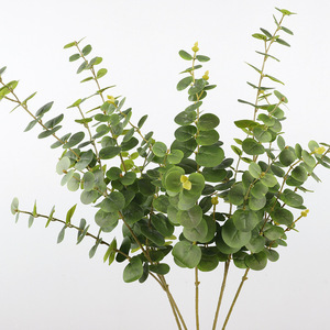 ต้นยูคาลิปตัสประดิษฐ์แบบฟิล์มสัมผัสเหมือนจริง ขนาด 80 ซม. สำหรับตกแต่งงานแต่งงานในร่ม ใบไม้จำลองคุณภาพสูง - Product Image 2