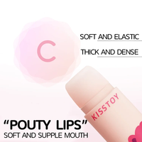 Vibrateur à succion clitoridienne mignon en forme de lèvres, rechargeable et portable, jouet pour adultes pour femmes, vente en gros