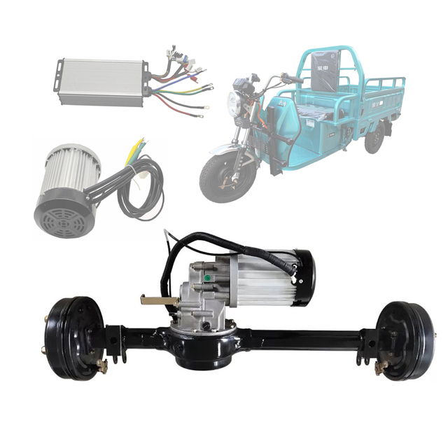 Electric Conversion Kit with Rear Axle DC Motor and Front Axles Propeller Shaft Housing