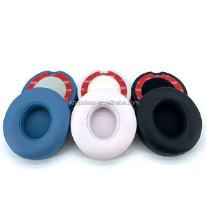 Coussinets d'oreille de remplacement <span class=keywords><strong>pour</strong></span> <span class=keywords><strong>Beats</strong></span> Solo 4, isolation phonique <span class=keywords><strong>pour</strong></span> <span class=keywords><strong>Beats</strong></span> Solo 4.0, accessoires <span class=keywords><strong>pour</strong></span> écouteurs, cuir protéiné - Product Image 2
