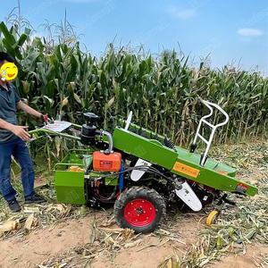 Cosechadora de Maíz Manual Verde de Una Hilera con Trituradora de Paja, Maquinaria Agrícola con Motor - Product Image 3