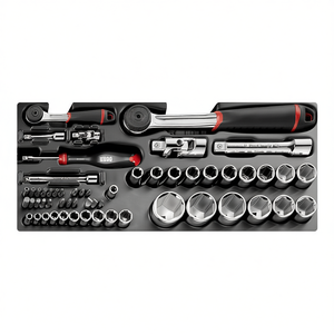 519/607ACEA <b>Tool</b> <b>Set</b> 51 Piece Socket Wrench Kit Mechanic Repair <b>Tools</b> - Product Image 2