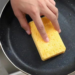 5 piezas <span class=keywords><strong>de</strong></span> esponja <span class=keywords><strong>de</strong></span> melamina <span class=keywords><strong>de</strong></span> pulpa <span class=keywords><strong>de</strong></span> madera <span class=keywords><strong>de</strong></span> 11*7*1 cm para cocina, para lavar platos, estufas, elimina el óxido, vajilla y sartenes - Product Image 5