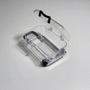 Transparent Portable Plastic Mini Suitcase Jewelry <b>Storage</b> <b>Box</b> for Hair Accessories-Custom Decorative Promotional Candy - Product Image 3