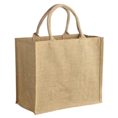 Недорогие складные сумки для покупок из натурального переработанного джута