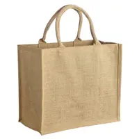 Natural Recycle Foldable Carry Jute Shopping Bags