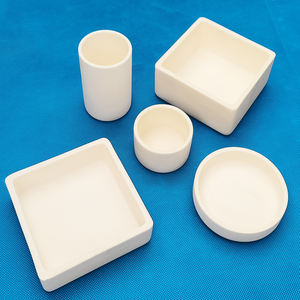 99% Alumine Céramique Bateau Creuset Rectangle Corindon pour Four de Frittage en 15ml 25ml 50ml 100ml Tailles - Product Image 1