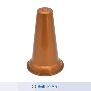 Reemplazo de jarrón de plástico de monumento para anillo de bronce nicho mausoleo cripta inyección moldeada Color cobre altura 4,2 pulgadas - Product Image 6