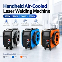 Machine de soudage laser portative 4 en 1 refroidie par air, soudeuse laser à fibre 1500W 2000W pour réparation automobile et tuyaux d'échappement