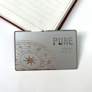 Thẻ Kinh Doanh NFC RFID Kim Loại Thép Không Gỉ 13.56MHz In Tùy Chỉnh Hàng Mới Về Thẻ Tên Thẻ NFC Kim Loại VIP Trống - Product Image 6